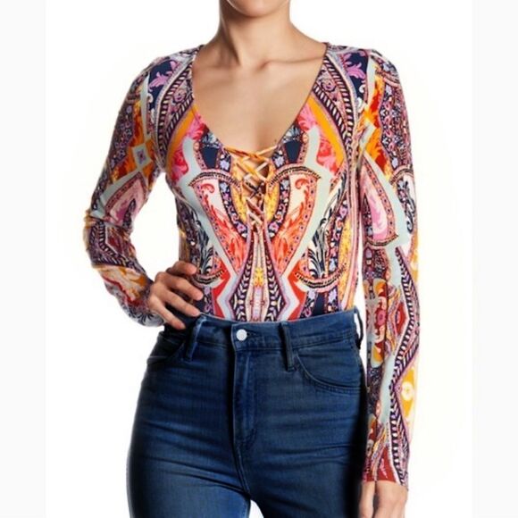 FREE PEOPLE Pick A Place Bodysuit! Size XS. - Picture 6 of 6